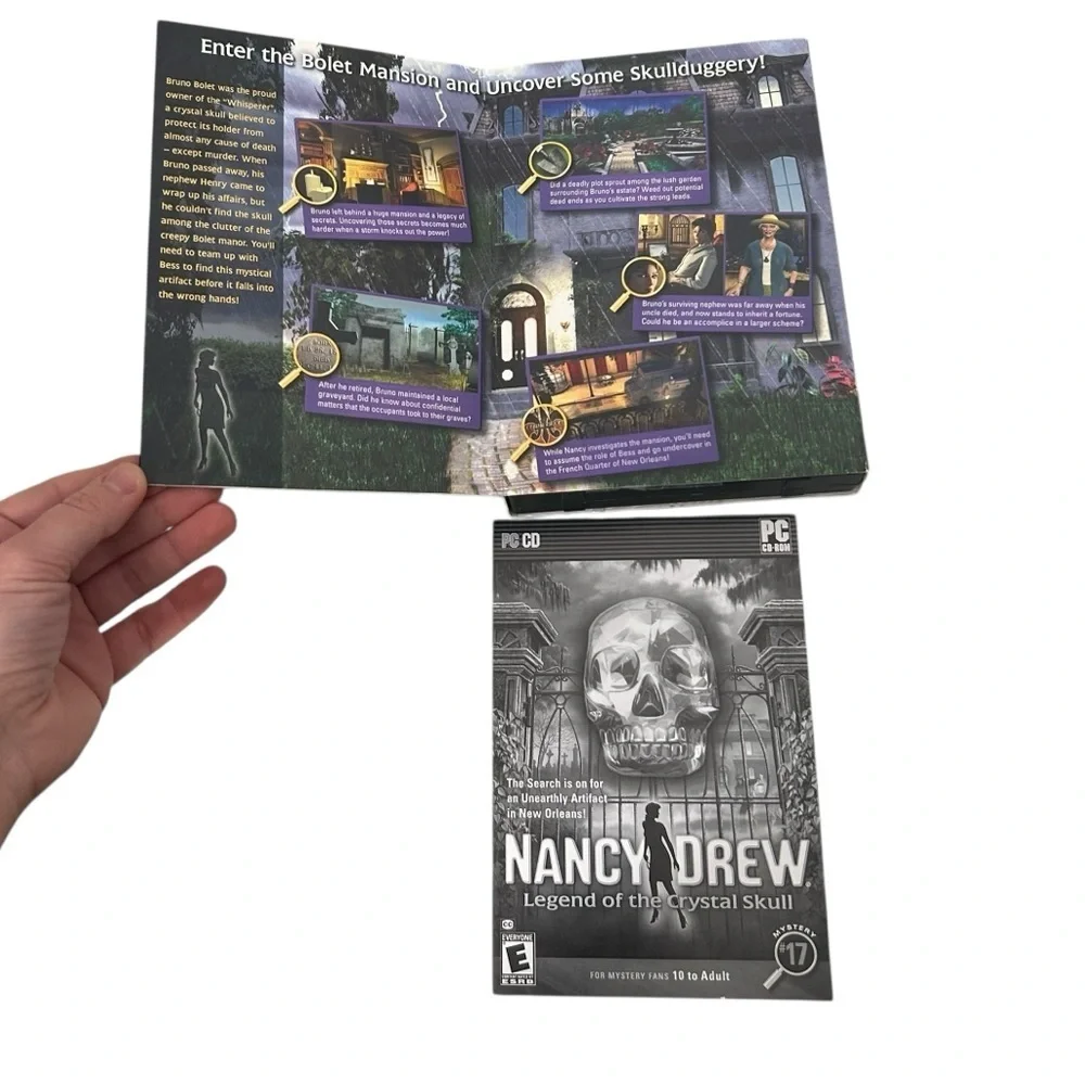Nancy Drew Legend of the Crystal Skull #17 PC CD-ROM Computer Mystery Game